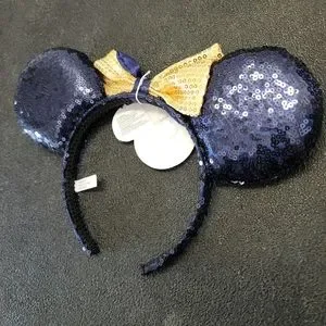 Disney | Accessories | Nwt Disney Minnie Mouse Ears Navy  display picture 2